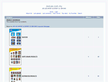 Tablet Screenshot of gallery.joolee.com.my